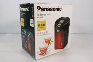 1円～ 未使用品 Panasonic パナソニック 海外仕様 電気ポット NC-SSA400 RL 4.0L ツーリストモデル 海外向け 浄水ジャーポット T873