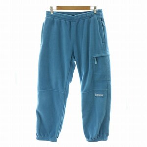 シュプリーム SUPREME 21FW Polartec Pants フリースパンツ イージーパンツ ポーラテック POLARTEC ボックスロゴ ジップポケット付き S