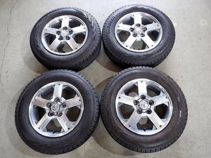 YS12808【送料無料175/80R15】ミツビシ純正 パジェロミニ純正 ヨコハマ 中古スタッドレス ▼15×5.5J 114.3/5H ET46▼1円スタート