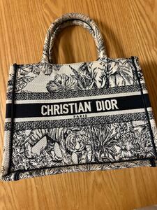 ChristianDior クリスチャンディオール ブックトート トートバッグ スモール ハンドバッ キャンバス