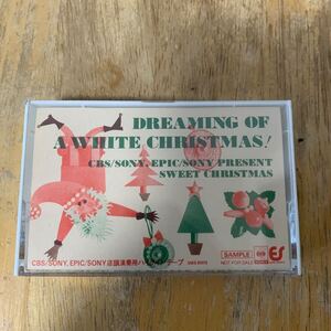 SONY CBS EPIC Dreaming of a White Christmas プロモーション　カセットテープ　大滝詠一　Wham! 浜田省吾　佐野元春　松田聖子　村松健