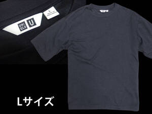 美品　ユニクロU　エアリズム　Tシャツ　ブラック　L