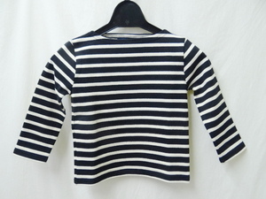 SAINTJAMES セントジェームス　OUESSANT ウエッソン　KIDS キッズ　新品未使用 NOIR/ECRU 4ANS