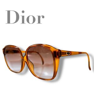 美品 Dior ヴィンテージ サングラス 2468A11 オレンジ ロゴ