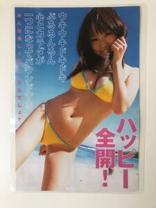 西田麻衣　 ヤングアニマル2009/5/22　厚ラミネート150μ　B5　10P