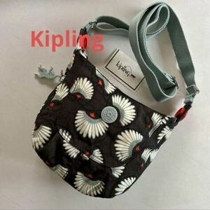 百貨店購入　Kipling キプリング ショルダーバッグ　チャーム付