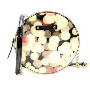 ［飯能本店］Kate Spade ケイトスペード チェーンショルダー WKRU2862 ショルダーバッグ PVC マルチカラー（ベージュ×ピンク） DH58331