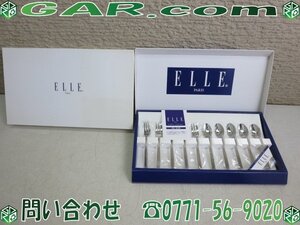 MF62 未使用品 ELLE カトラリーセット スプーン フォーク 食器 10本セット 5客組/各5本