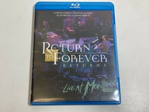 美品 Blu-ray ブルーレイディスク ReTURN TO FOREVER RETURNS ライヴ・アット・モントルー 2008 リターン・トゥ・フォーエヴァー