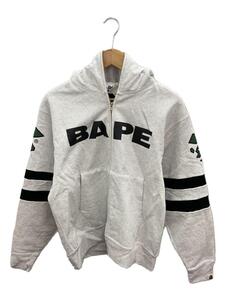 A BATHING APE◆ジップパーカー/S/GRY/001ZPJ301002M