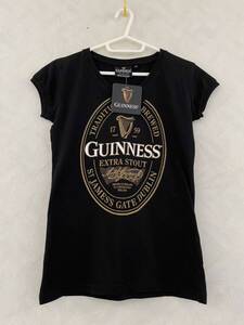 未使用品 GUINNESS Tシャツ サイズXS レディース ギネス 黒ビール アイルランド