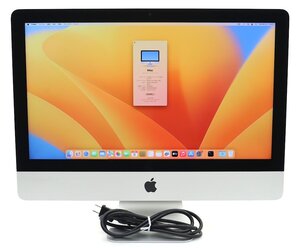 Apple iMac 21.5インチ Retina 4K 2017 Core i5-7500 3.4GHz 16GB 512GB(APPLE SSD) Radeon Pro 560 4096x2304ドット macOS Ventura