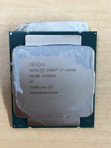 B3134)Intel Core i7-5930K SR20R LGA2011-3 中古動作品