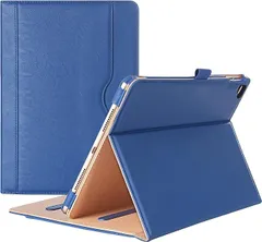 【在庫処分】ProCase iPad Pro 9.7" ケース PUカバー スタンド 折畳み保護ケース 多視野角 ドキュメントカードポケット 適用機種：iPad Pro 9.7" 2016 (A1673 A1674 A1675) - ネービー