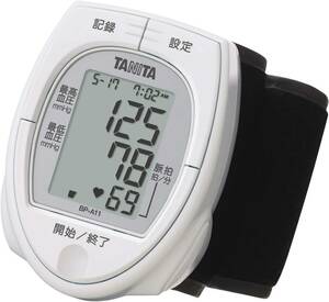 タニタ 手首式血圧計 ホワイト BP-A11