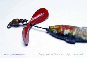 PFLUGER SPINNER BAIT 1/0 VERY OLD(4193-129)VINTAGE RARE METAL LURE, 希少蒐集家向けヴィンテージメタルルアー、オールドルアー、