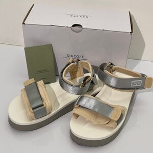 23ss SUICOKE CEL-PO サンダル 定価17,600円 24cm GRAY/WHITE OG-064PO スイコック