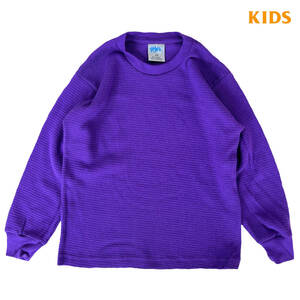 SHAKA WEAR シャカウエア　キッズ サーマル ロングスリーブ Tシャツ パープル　KIDS XL（150-160）サイズ　 8oz KIDS THERMAL 子供用 長袖