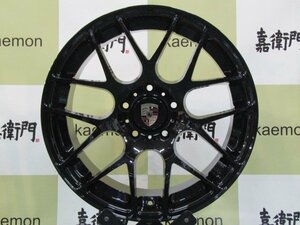 ■ブラックでアドバン付き■KYOWA　G001　ポルシェ　ケイマン　ボクスター　987　981　718　8.5J　10J　+48　+42　130　5H■