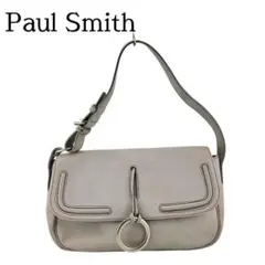 Paul Smith ポールスミス ワンショルダーバッグ レザー グレー系 肩掛