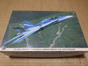 PAH236【中古/難有り】 1/48 ハセガワ製航空機プラモデルシリーズ　～　CF-188A ホーネット‘カナダ国防軍75周年記念塗装’