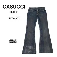 CASUCCI カスッチ　デニム　ジーンズ　フレアデニム　ブーツカット　26