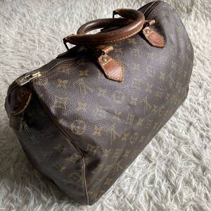 オールド★希少ビンテージ!!【ルイヴィトン Louis Vuitton】PVCレザーボストンバッグ/スピーディ■年代物■メンズレディース■小旅行■