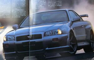 ★送料無料♪即決！ ■日産 スカイライン GT-R（10代目 BNR34型）カタログ ◆1999年 全35ページ ◇オプション♪ NISSAN SKYLINE GTR