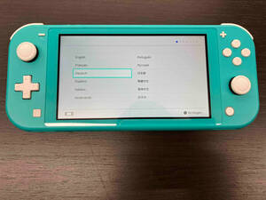 ジャンク 【ジャンク品　1円スタート！！】Nintendo switch lite ターコイズ HDHSBAZAA