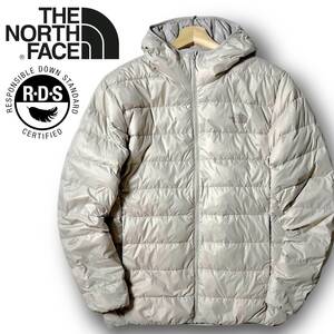 新品 THE NORTH FACE ノースフェイス VERMONT DOWN HOODIE 軽量 パッカブル RDSグースダウン ダウンジャケット L 暖冬対応モデル ◆B4168