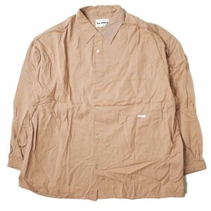 BiG SHiRTS ビックシャツ 20AW レギュラーカラーシャツ 20050312050030 L ピンクベージュ 長袖 417 EDIFICE トップス g3992