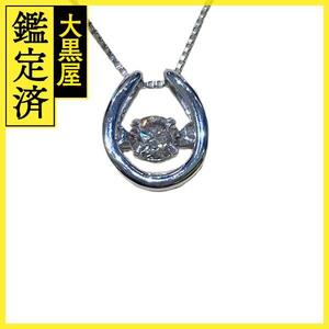 JEWELRY　ジュエリー　ネックレス PT850 PT900　ダイアモンドD0.20　2.3g 2120500164489【208】