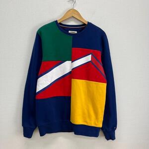 TOMMY JEANS トミージーンズ DM0DM03652-901 スウェット マルチカラー トレーナー TOMMY HILFIGER S 10099220