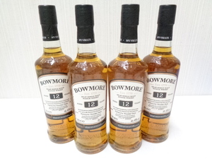 【未開栓】 BOWMORE ボウモア 12年 ハーフボトル 350ml おまとめ4本