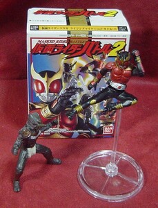 26B73-20N　バンダイ　食玩　仮面ライダーバトル2　仮面ライダークウガ　マイティフォーム　ズ・ザイン・ダ　彩色済みフィギュア