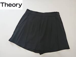 Theory（セオリー）★黒　ブラック　ショートパンツ　0　S相当