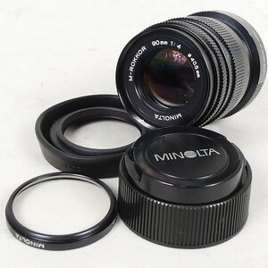 カメラレンズ ミノルタ MINOLTA M-ROKKOR 90mm F4 ロッコール Mマウント CL CLE ライカ オールドレンズ 中古■ZC077s■