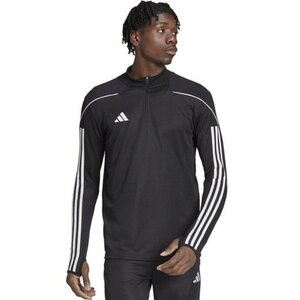 ★アディダス adidas 新品 メンズ 吸汗速乾 トレーニング ジャージ 長袖 ハーフジップ シャツ 黒 XSサイズ [HS0326-XS] 三 零★QWER★