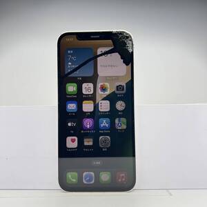 iPhone 12 64GB ホワイト SIMフリー 訳あり品 ジャンク 中古本体 スマホ スマートフォン 白ロム [出品ID：30560]