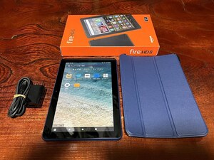 Amazon Fire HD 8 第12世代 (2022) 32GB ブルー　ケース付き