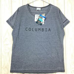 WOMENs L コロンビア リンジーロック ウィメンズ ショートスリーブ クルー Tシャツ COLUMBIA PL3126 グレー系