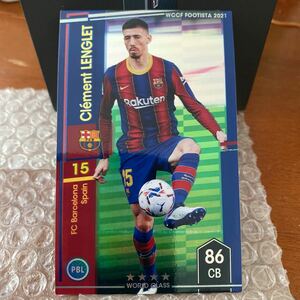 ◆WCCF FOOTISTA 2021 クレマン・ラングレ Clement LENGLET Barcelona RU前◆