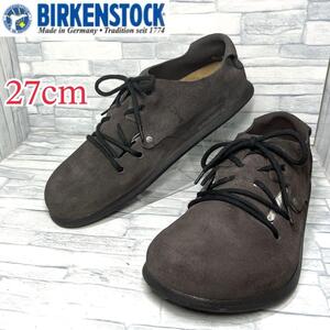 【美品】BIRKENSTOCK ビルケンシュトック モンタナ スエード ダークグレー 42/27cm