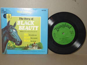 レコード付き洋書絵本 the story of black beauty ディズニー