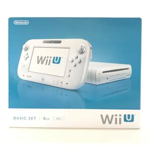 ☆中古品☆ Nintendo 任天堂 ゲーム機本体 WiiU本体 BASIC SET shiro WUP-S-WAAA 起動確認済み コード傷みあり 現状品