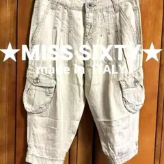 ☆未使用☆MISS SIXTY☆カーゴパンツ☆クロップド丈☆25インチ☆