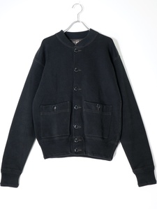 RRL/ダブルアールエル COTTON BASEBALL JACKET コットンニット ベースボールジャケット カーディガン [MKNA74147]