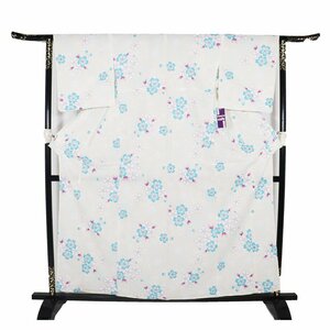 婦人用 浴衣 綿 ピンク 桜 LY3070 新品 フリーサイズ 夏着物 レディース コットン ギフト 6月7月8月9月シーズン 送料込み