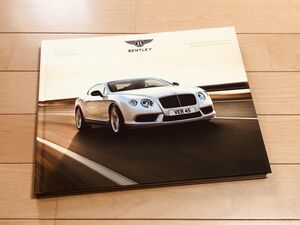 ◆◆◆【送料無料】BENTLEY ベントレー コンチネンタル GT◆◆日本語版 超厚口カタログ（豪華ハードカバー） 2014年発行◆◆◆