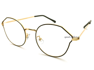 GAP METAL FRAME SUNGLASS GOLD・BLACK × CLEAR/メタルフレームサングラス伊達眼鏡スキマアイウェアユニセックス紫外線uvカットトレンド